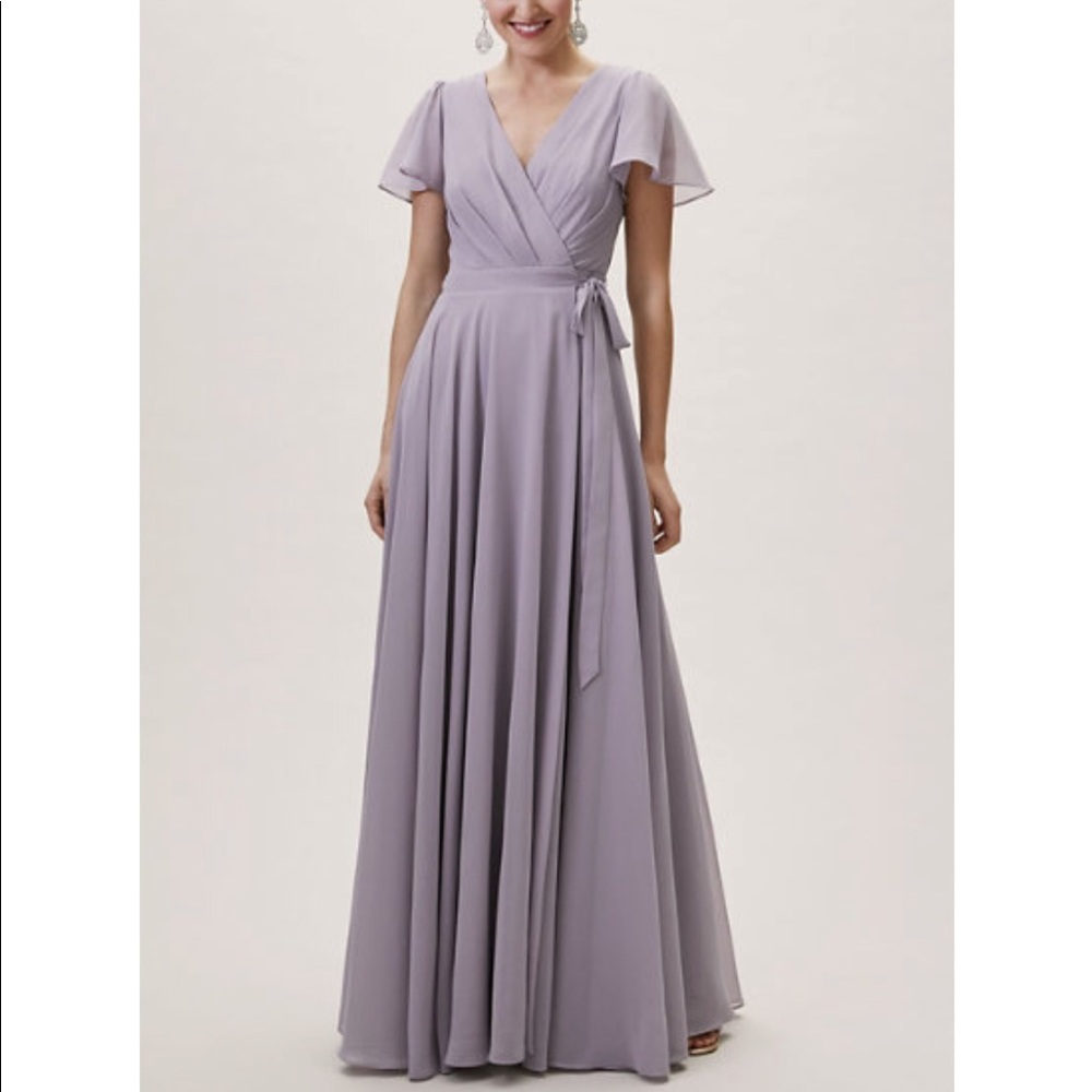 Oralee Dress from BHLDN in Lilac - XS